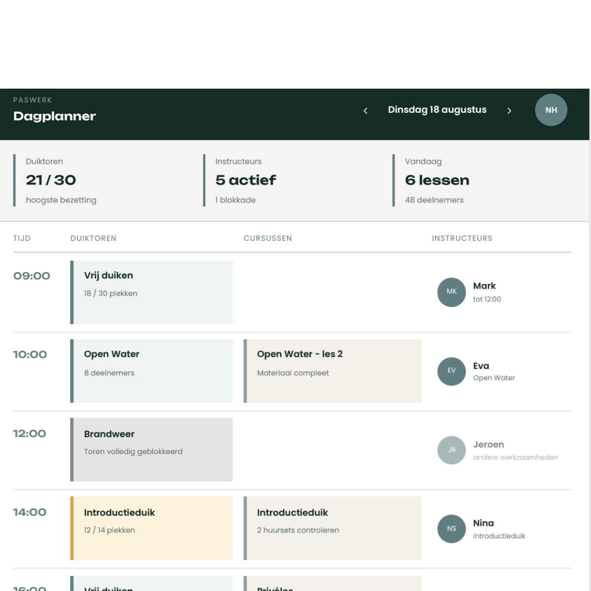 Voorstel visual van de applicatie voor DiveWorld van Digismederij