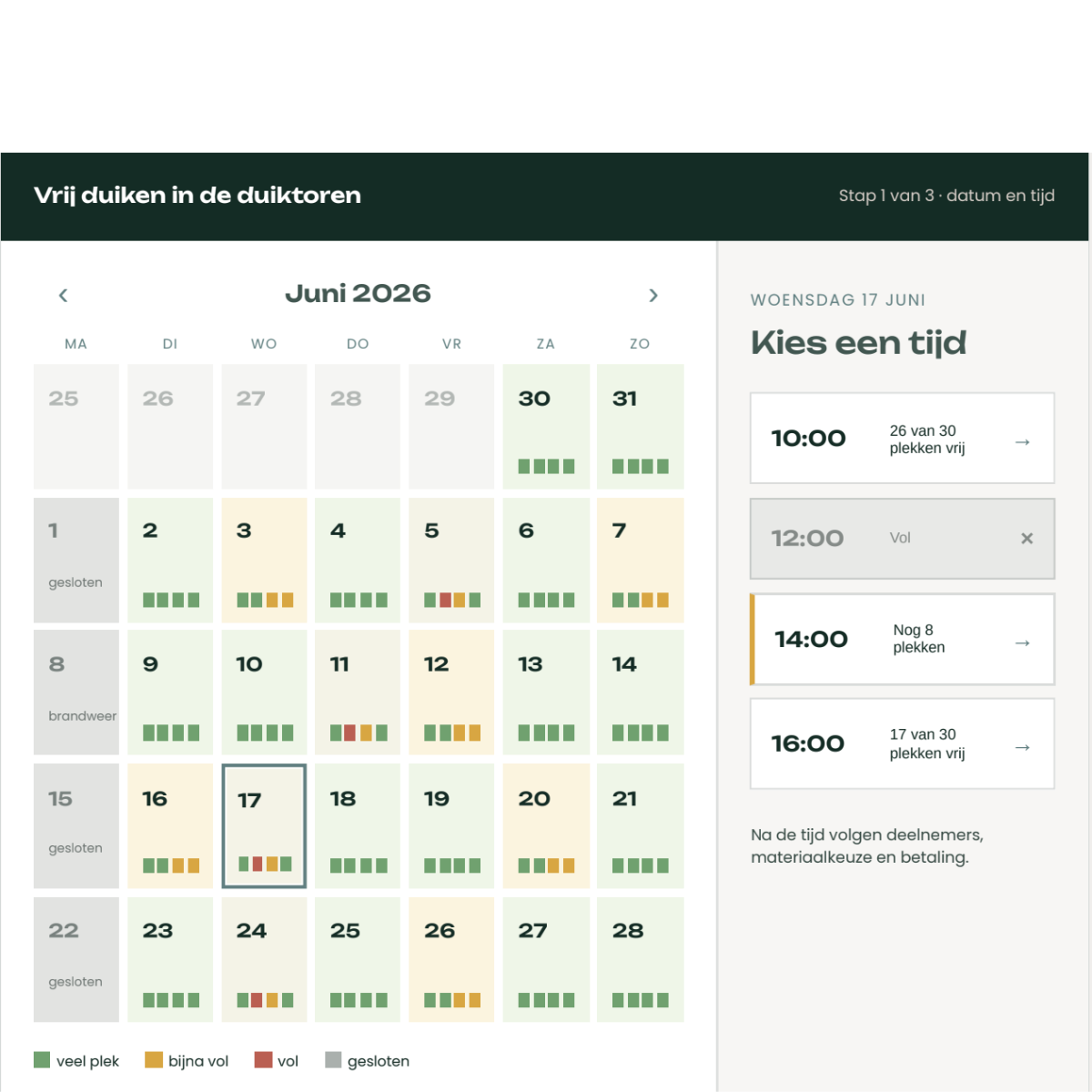 Voorstel visual van de applicatie van Digi